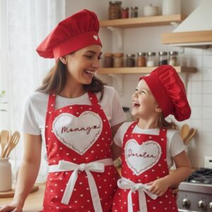 Komplet kecelje „Mommy and me“