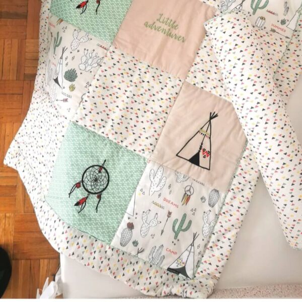 Patchwork prekrivač “Adventurer“