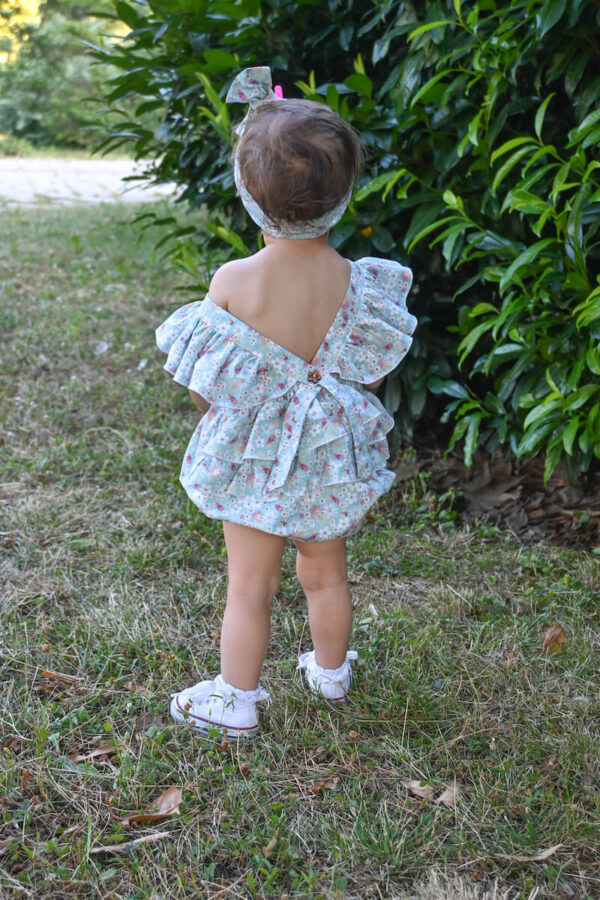 Romper “Dora“ (Mint Zinia)