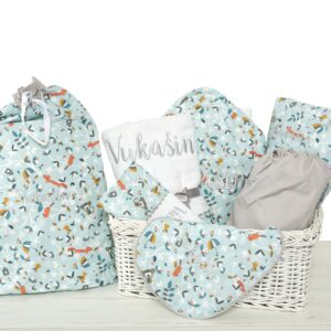 Poklon za novorođenče "Moji prvi koraci"- Pamučni set