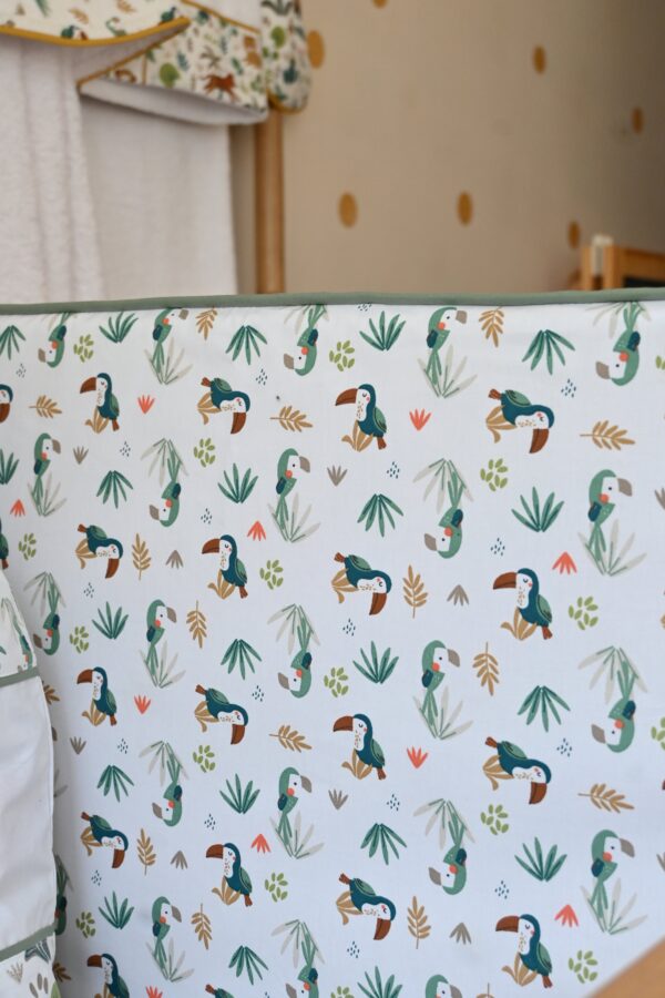 Posteljina za bebe od prirodnih tkanina za dečake i devojčice „Jungle”