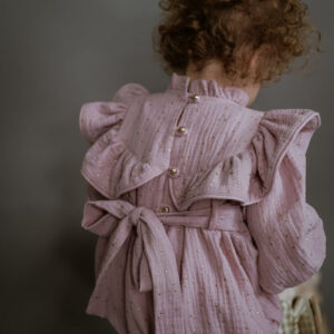 Bebi bodic romper od organskog pamuka "Golden Dream"-Limitirana kolekcija