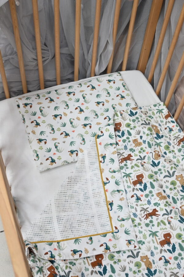 Posteljina od prirodnih tkanina za dečake i devojčice „Jungle”