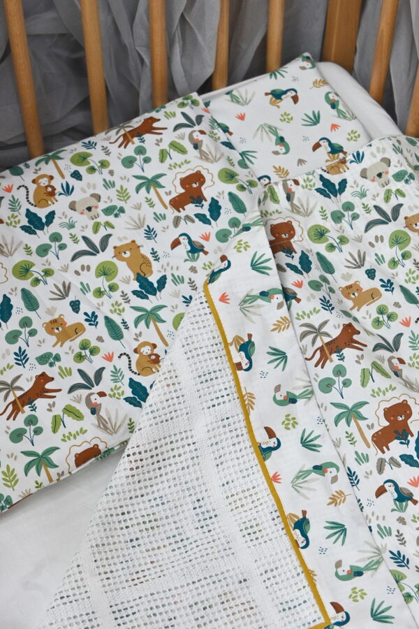 Posteljina od prirodnih tkanina za dečake i devojčice „Jungle”