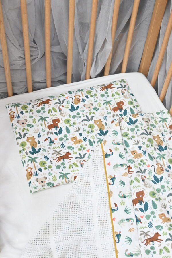 Posteljina od prirodnih tkanina za dečake i devojčice „Jungle”