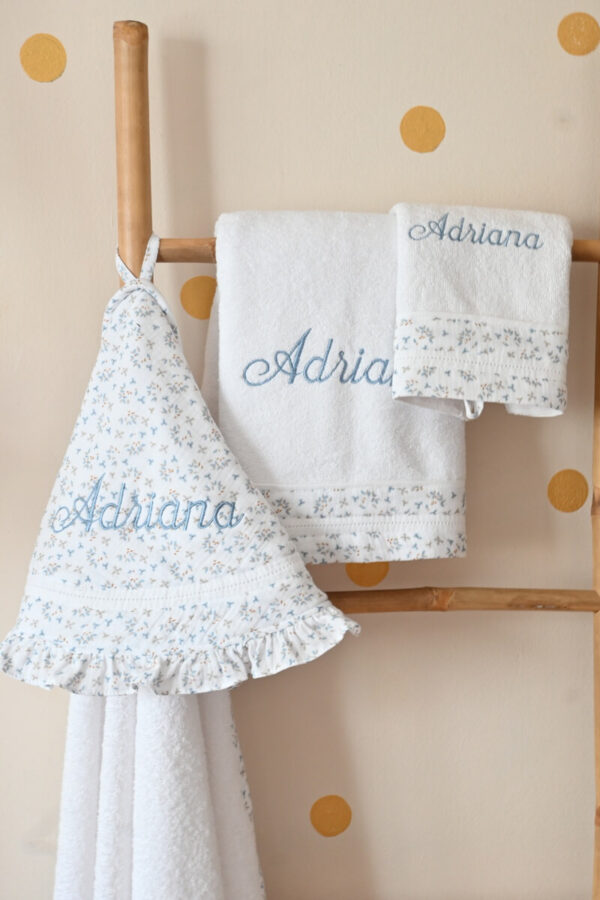 Set peškira sa detaljima muslina