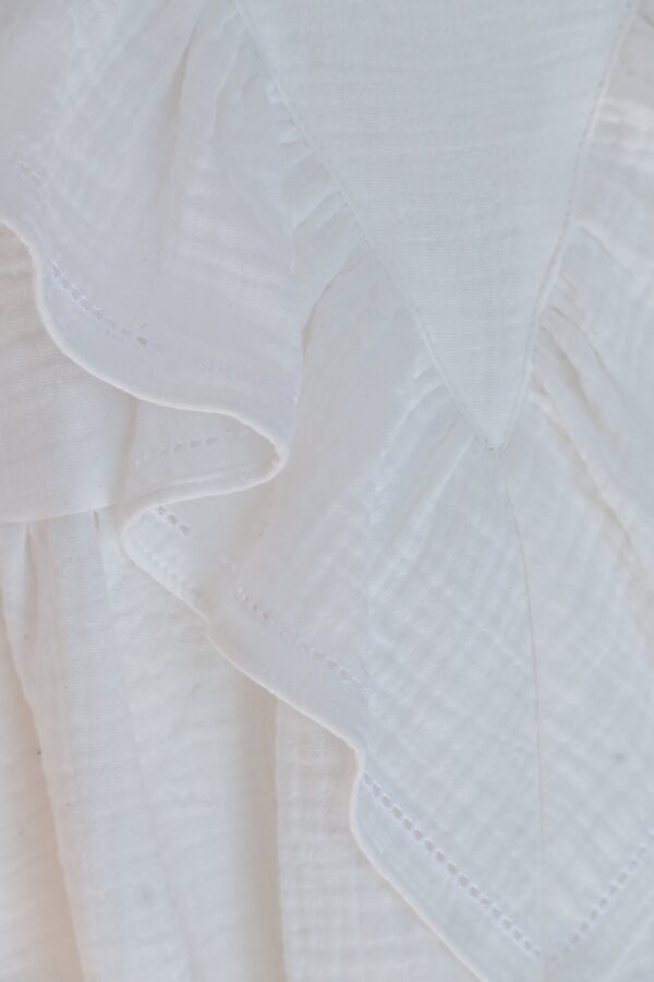 Bebi bodic romper od organskog pamuka-Child Chic Beli/Vesta Kids