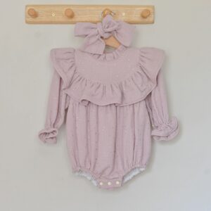 Bebi bodic romper od organskog pamuka "Golden Dream"-Limitirana kolekcija