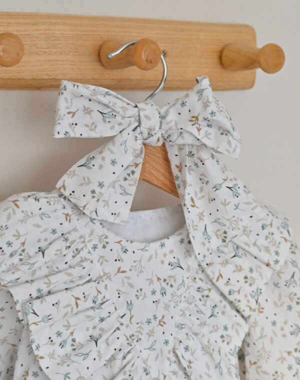 Pamučni bebi bodić romper "Azra Blue"/Vesta Kids