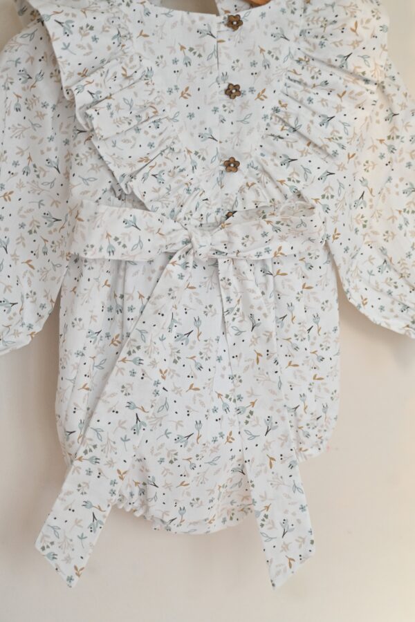 Pamučni bebi bodić romper "Azra Blue"/Vesta Kids