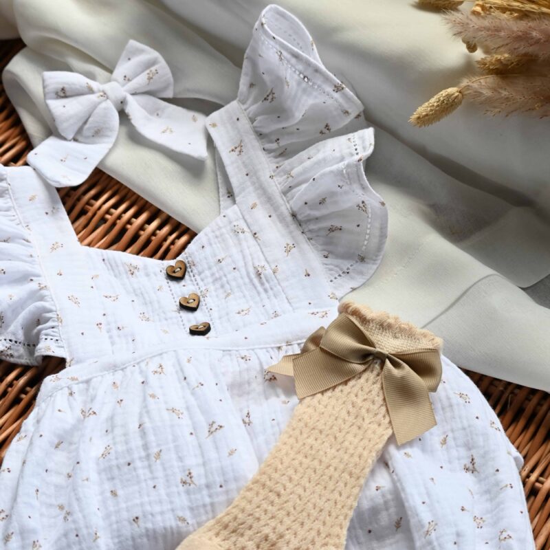 bebi-bodic-romper-pure-cotton-beli-sa-grancicama-set