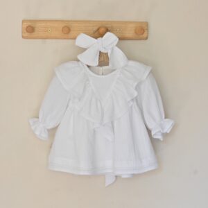 Haljinica Bela  za devojčice i bebe "Child Chic"