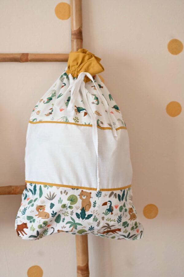 Jastučnica i vrećica sa imenom "Papagaji"- Set za poklon