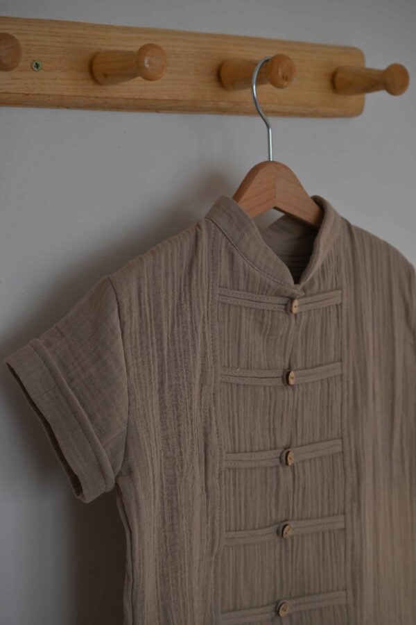 Košulja za dečake krem- ruska kragna