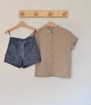 Košulja za dečake krem- ruska kragna