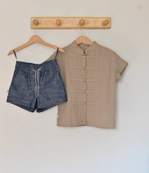 Košulja za dečake krem- ruska kragna