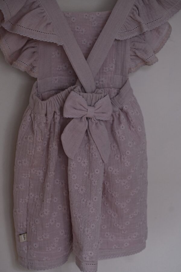 Pamučna haljinica lila "Love"|Vesta Kids
