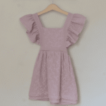 Pamučna haljinica lila "Love"|Vesta Kids