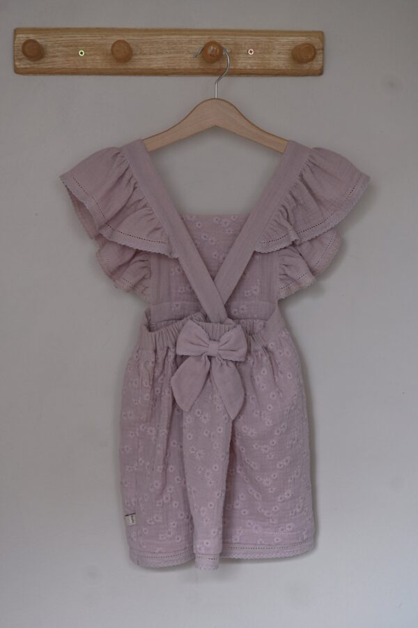 Pamučna haljinica lila "Love"|Vesta Kids