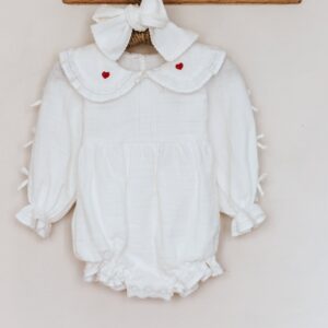 Pamučni bebi bodić romper "Ljubav"