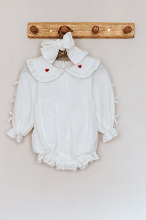 Pamučni bebi bodić romper "Ljubav"