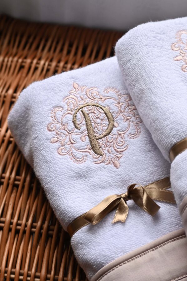 Set peškira mali i veliki "Monogram"