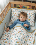 Bebi posteljina za dečake "Autići"