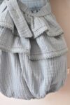 Bebi bodić "Pure cotton"-Mint/plavi