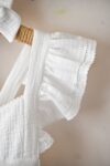 Bebi bodić (romper) "Pure cotton"-Beli